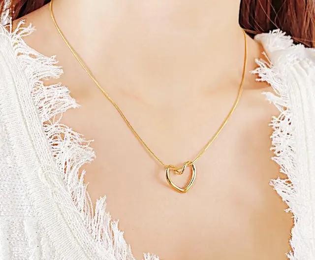 Stainless Steel Heart Necklace