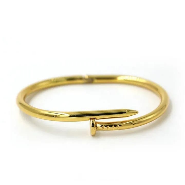 Stainless steel nail bangle